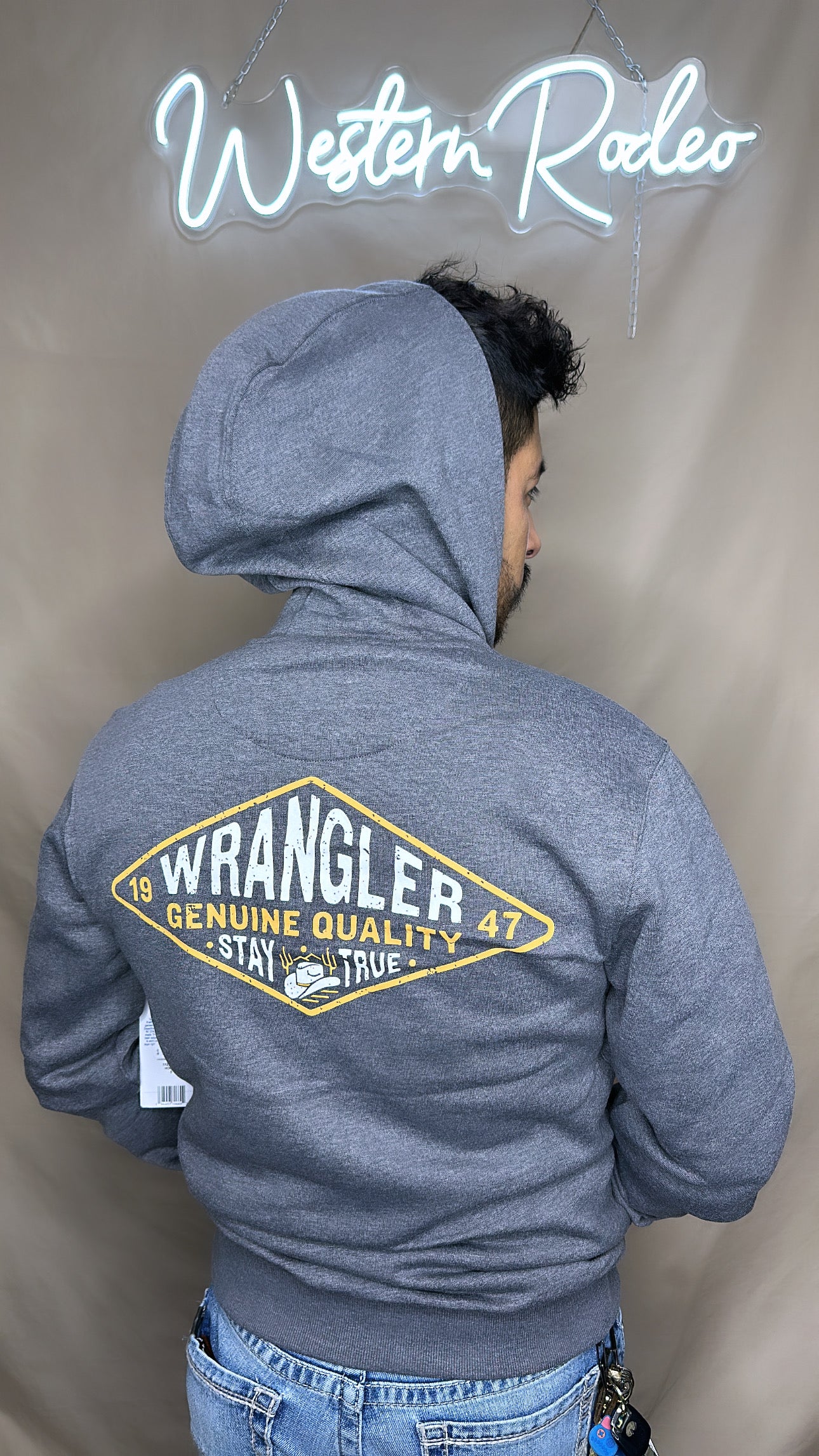 Wrangler zip up hoodie