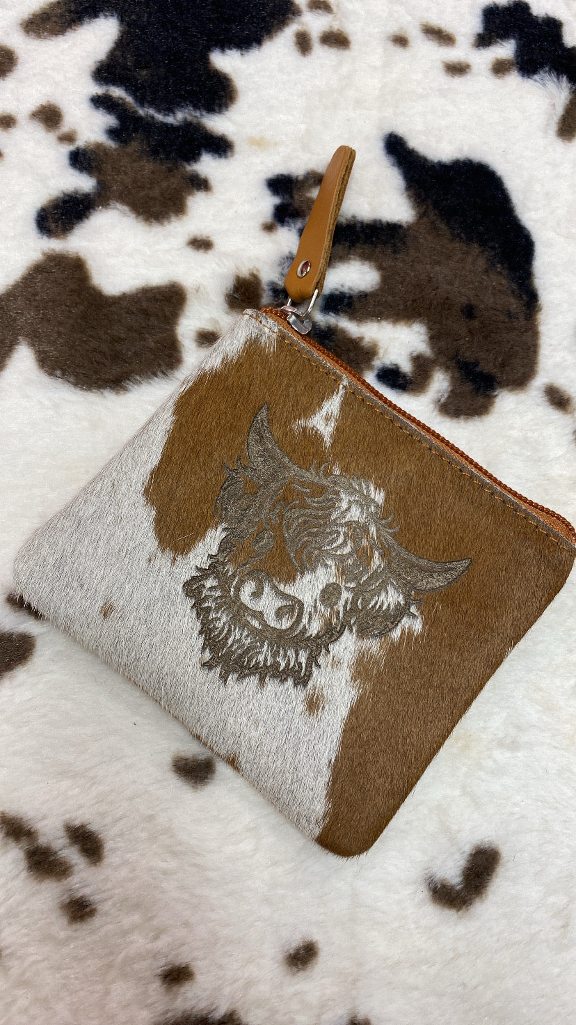 Coin bag highland cow