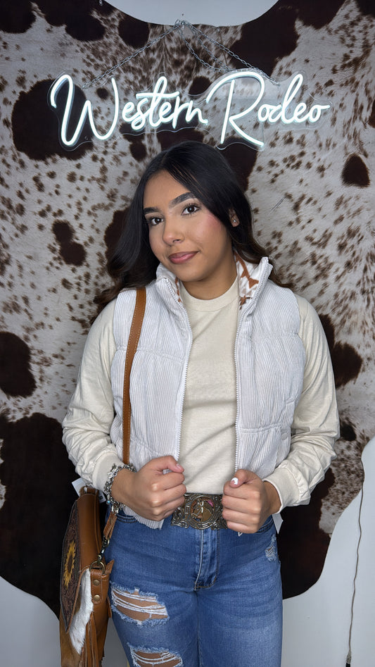 Reversible  Aztec vest