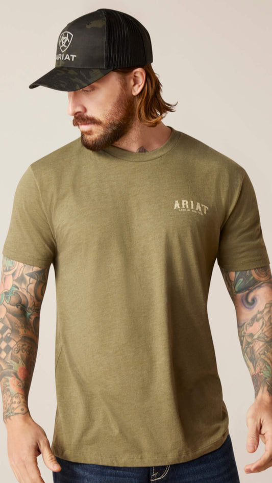 Ariat vertical flag tshirt