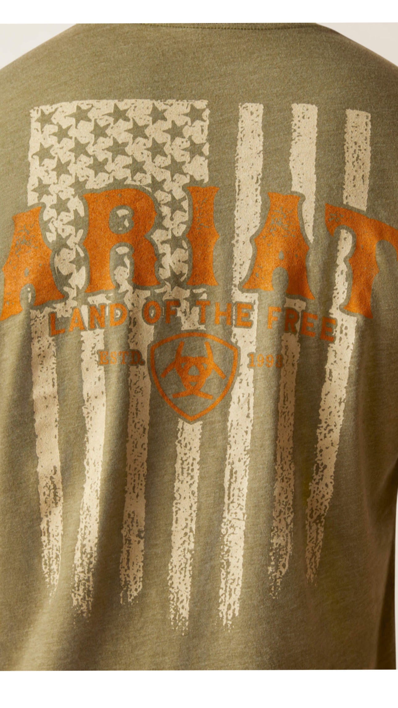 Ariat vertical flag tshirt