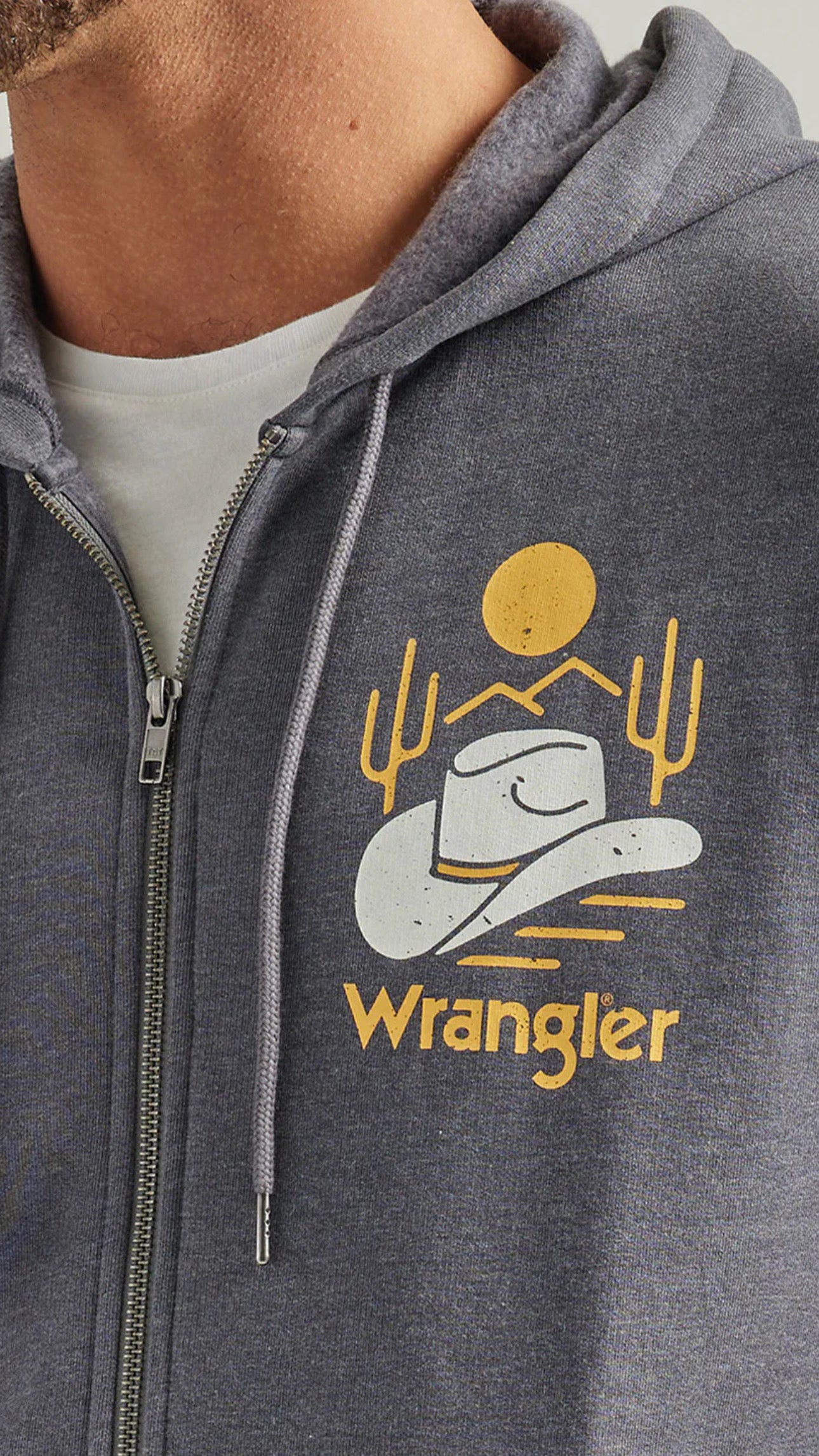 Wrangler zip up hoodie