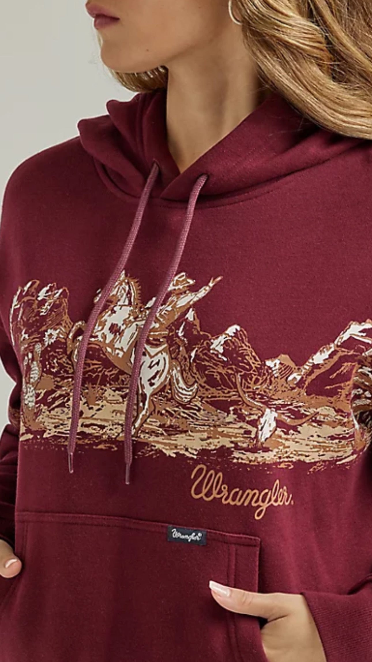 Wrangler cowboy hoodie