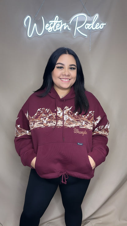 Wrangler cowboy hoodie