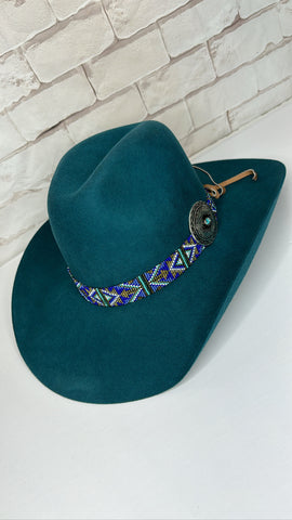 Turquoise hat