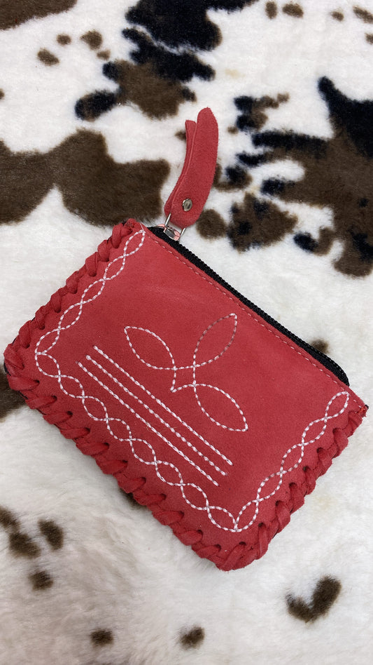 Coin bag red