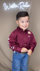 Ariat kids burgundy