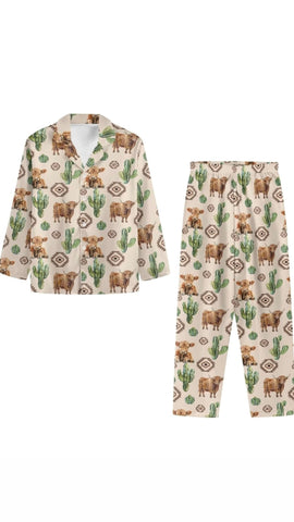 Women’s pijamas highland cow