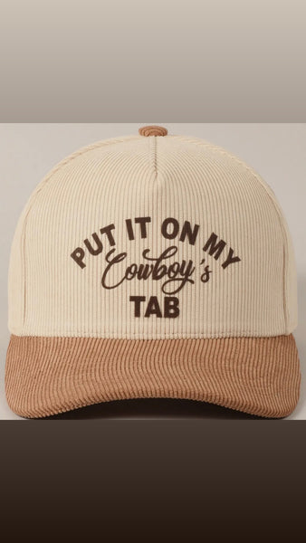 Cowboys tab cap