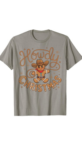 Unisex tshirt ginger bread cowboy