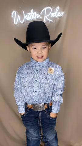 Ariat kids blue