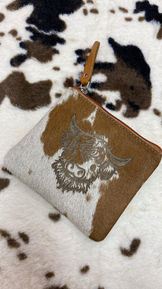 Coin bag highland cow