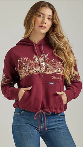 Wrangler cowboy hoodie