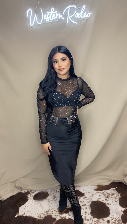 Diamond black top