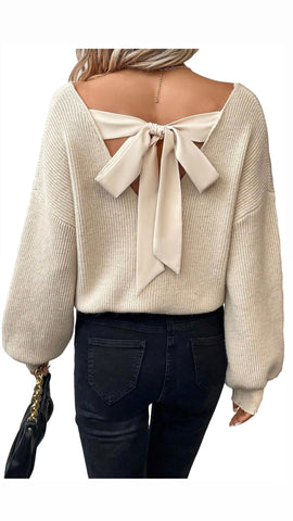 Women’s bow sweater