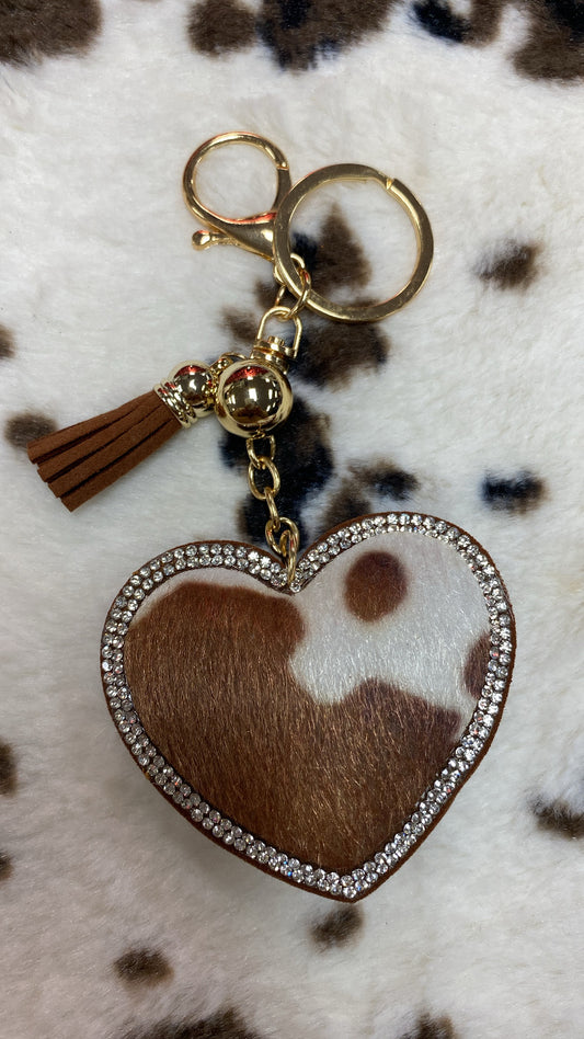 Heart keychain