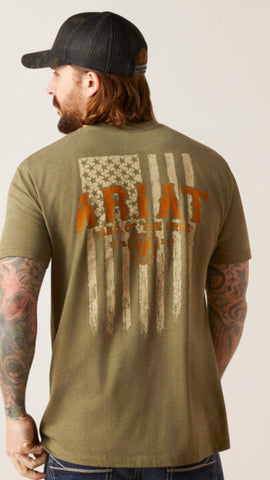 Ariat vertical flag tshirt