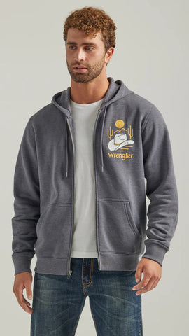 Wrangler zip up hoodie