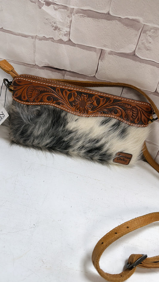 Cowhide crossbody #1