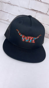 WR Aztec hat brown/red