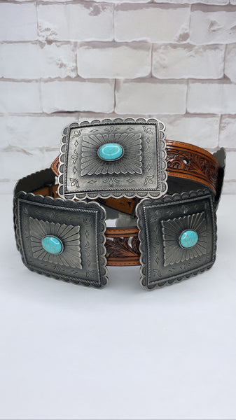 Concho belt brown Ariat