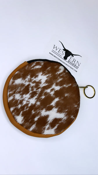 Cowhide round bag #2