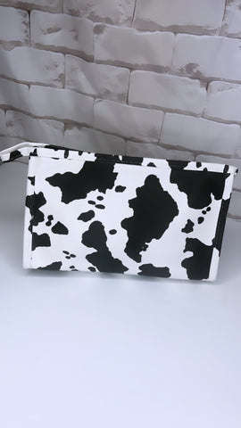 Cow print cosmetic bag #4