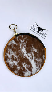 Cowhide round bag #2