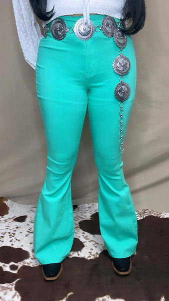 Mint green pants