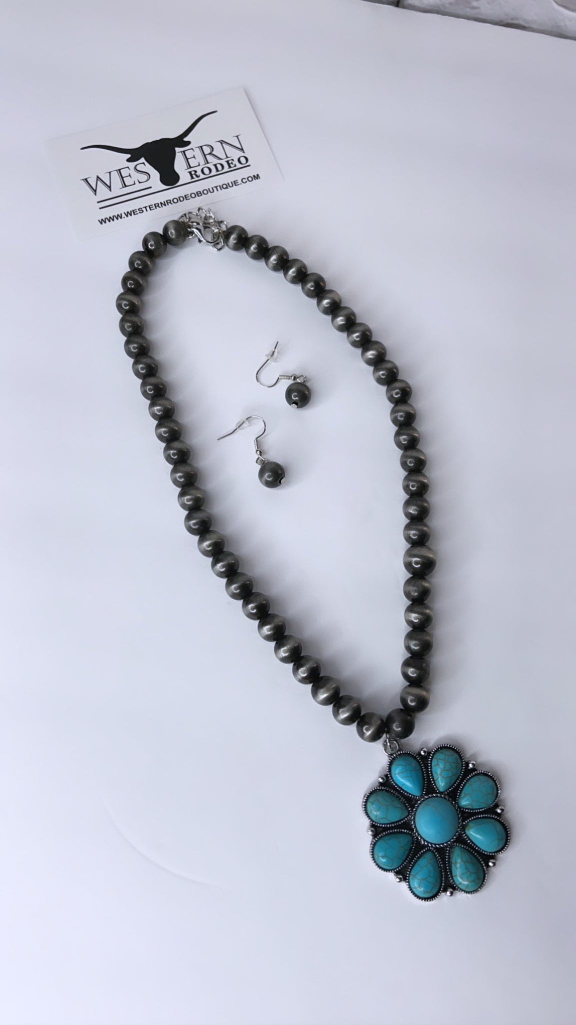 Necklace set Morgan turquoise