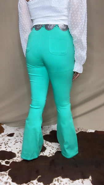 Mint green pants