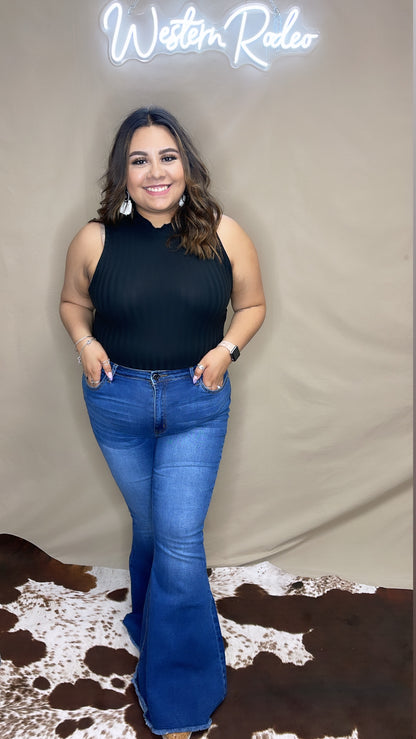 Plus blue jeans