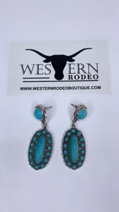 Earrings Emma turquoise